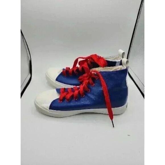 Ground Up Men's Size 6 Shoes Blue White Red My Hero Academia High Top Sneakers - Picture 2 of 8